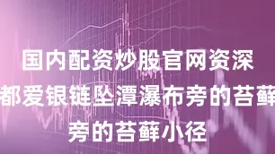 国内配资炒股官网资深玩家都爱银链坠潭瀑布旁的苔藓小径